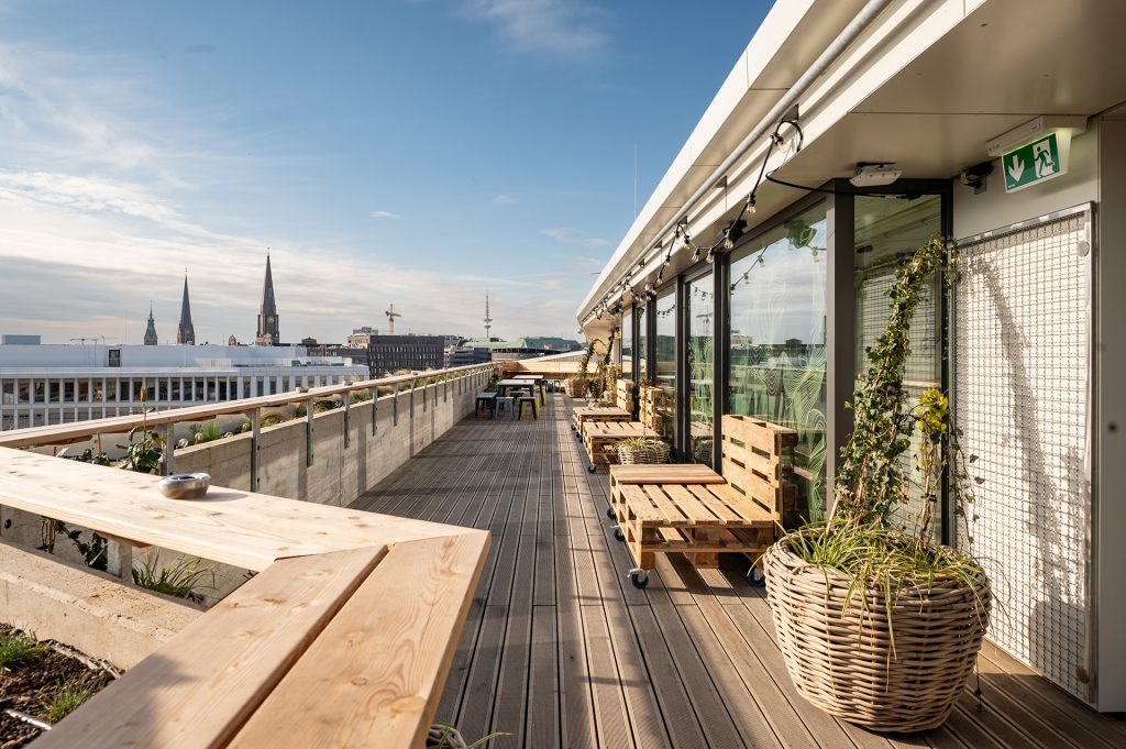 Dachterrasse der Villa Viva